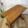 vintage_oak_art_deco_rustic_desk_side_table