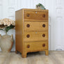 Vintage Oak Rustic Chest of Drawers Tallboy 2205d
