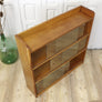 vintage_oak_glazed_bookcase_display_cabinet