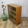Vintage Oak Glazed Display Cabinet 1005d