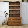 vintage_oak_haberdashery_barristers_bookcase_cabinet_kitchen_larder