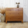 vintage_oak_mid_century_rustic_chest_of_drawers