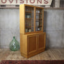 Mid Century Oak Glazed Display Cabinet – 1305c