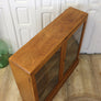 vintage_oak_rustic_glazed_bookcase_display_cabinet