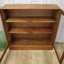 vintage_oak_rustic_glazed_bookcase_display_cabinet