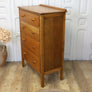 Vintage Oak Rustic Chest of Drawers Tallboy 1704e