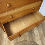 vintage_oak_rustic_tallboy_chest_of_drawers