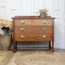 vintage_oak_rustic_vanity_unit_chest_of_drawers