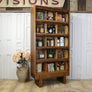 vintage_oak_staverton_glazed_bookcase_haberdashery_cabinet_kitchen_drinks