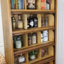 vintage_oak_staverton_glazed_bookcase_haberdashery_cabinet_kitchen_drinks