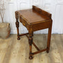 vintage_oak_vanity_unit_console_table