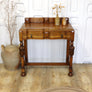 vintage_oak_vanity_unit_console_table