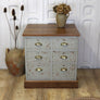 vintage_reclaimed_painted_iroko_kitchen_drawers_chest_workshop