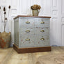 vintage_reclaimed_painted_iroko_kitchen_drawers_chest_workshop