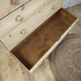 Vintage Rustic Pine Chest of Drawers - 1801c