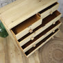 Vintage Rustic Pine Chest of Drawers - 1801c
