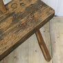 Rustic Wooden Hand Crafted Vintage European Bench 1002c