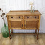 vintage_rustic_oak_bathroom_vanity_sideboard