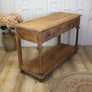 vintage_rustic_oak_console_table