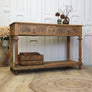 vintage_rustic_oak_console_table