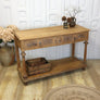 vintage_rustic_oak_console_table