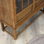 vintage_rustic_oak_glazed_bookcase_display_cabinet