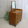 Mid Century Gordon Russell Oak Dressing Table Chest of Drawers 0312e
