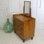 Mid Century Gordon Russell Oak Dressing Table Chest of Drawers 0312e