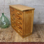 vintage_rustic_oak_school_library_drawers_chest