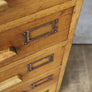 Vintage Rustic Oak School Drawers - 1708h