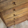 vintage_rustic_oak_tallboy_chest_of_drawers