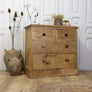 vintage_rustic_pine_chest_of_drawers
