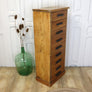 vintage_rustic_pine_tallboy_multi_drawers_filing