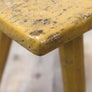 vintage_rustic_yellow_painted_stool