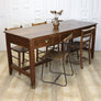 vintage_school_laboratory_kitchen_table_rustic_farmhouse
