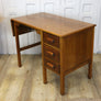 vintage_small_oak_school_desk_rustic_mid_century