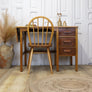 vintage_small_oak_school_desk_rustic_mid_century