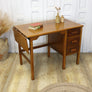 vintage_small_oak_school_desk_rustic_mid_century
