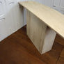 Vintage Travertine Console Table 0103c