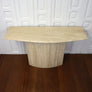 Vintage Travertine Console Table 0103c