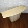 Vintage Travertine Console Table 0103c