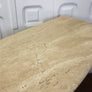 Vintage Travertine Console Table 0103c