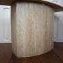 Vintage Travertine Console Table 0103c