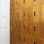 Large Vintage School Gym Wooden Lockers 1702b