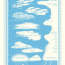 'Clouds' screenprint by James Brown