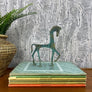 Mid Century Bronze Horse Ornament - B1a