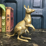 Vintage Mid Century Brass Kangaroo