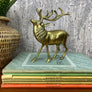 Mid Century Brass Stag