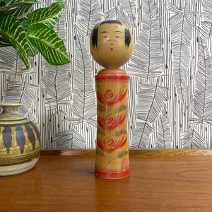 Vintage Japanese Kokeshi Doll B6a - MEDIUM