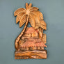 Vintage 'Tiki & Palms' Wall Plaque #2